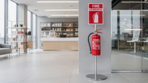 L’estintore c’è ma non si trova: il punto cieco è piantana più cartello